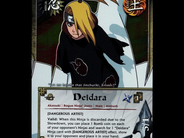 Deidara - 541 - NM - 1st Edition - Foil - Naruto CCG - D3-55
