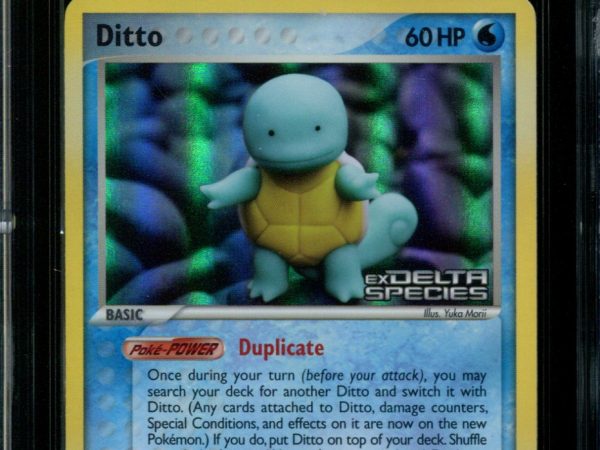 Ditto - 64/113 - CGC 8 - Reverse Holo - Delta Species - 36584