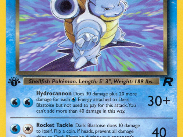 Dark Blastoise (20/82) [Team Rocket 1st Edition]