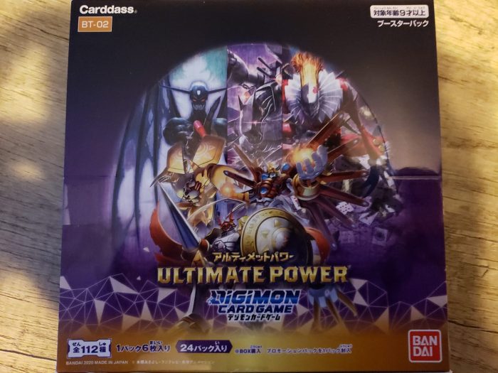 Digimon Card Game - Ultimate Power - BT-02 - Japanese - Sealed Box - 24 Packs