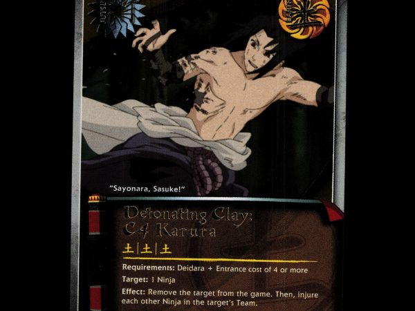 Detonating Clay: C4 Karura - 747 - NM - 1st Edition Foil - S19 - Naruto CCG - D4-131
