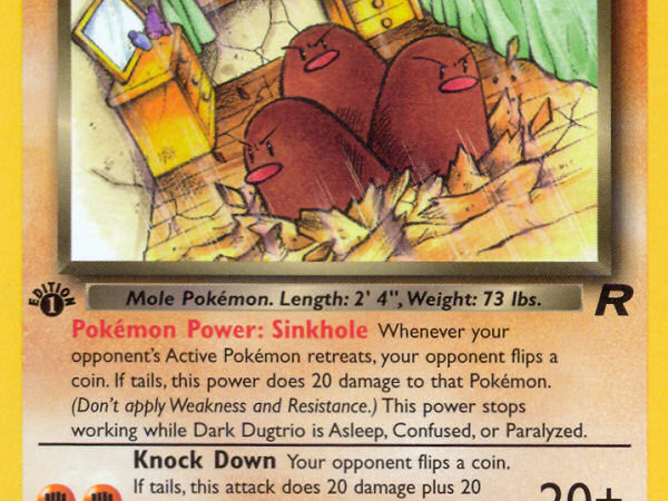 Dark Dugtrio (23/82) [Team Rocket 1st Edition]