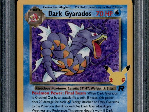 Dark Gyarados - 8/82 - PSA 10 - Holo - Celebrations - Pokemon - 68782
