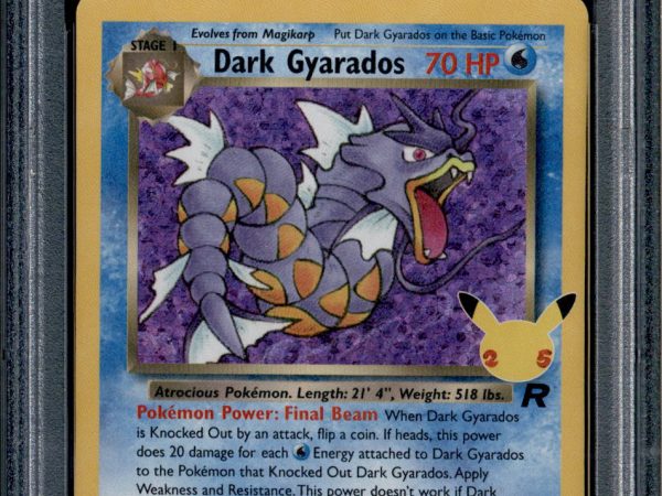 Dark Gyarados - 8/82 - PSA 9 - Holo - Celebrations - Pokemon - 68784