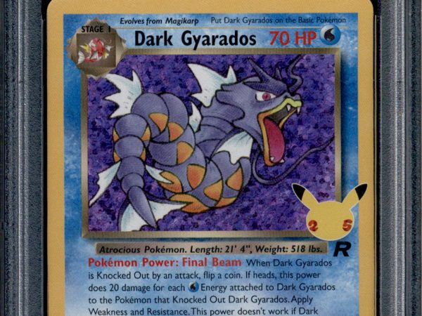 Dark Gyarados - 8/82 - PSA 9 - Holo - Celebrations - Pokemon - 68776