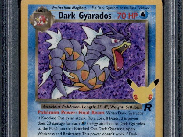 Dark Gyarados - 8/82 - PSA 10 - Holo - Celebrations - Pokemon - 68781