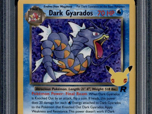 Dark Gyarados - 8/82 - PSA 9 - Holo - Celebrations - Pokemon - 68846