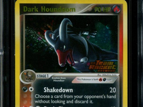 Dark Houndoom - 5/109 - CGC 8 - Reverse Holo - Team Rocket Returns - 36735