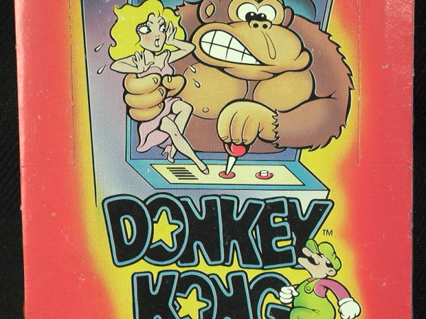Donkey Kong Game Cards - Topps - Booster Box (Sealed Packs) - Moderately Used Condition - Rare