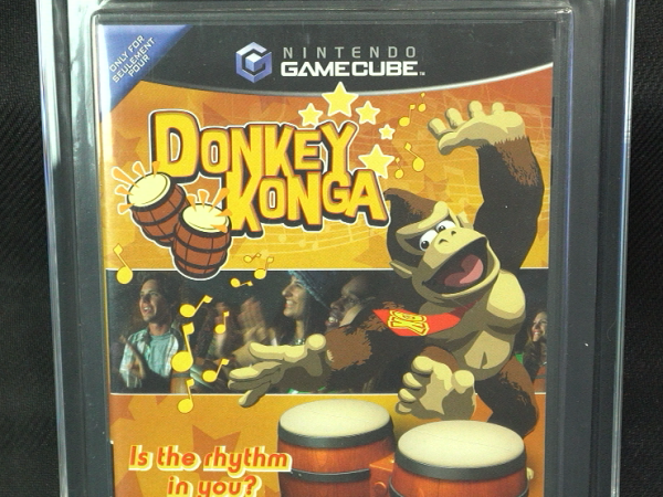 Donkey Konga - Gamecube - WATA 9.8 - A+ - Made in USA - Brand New Sealed