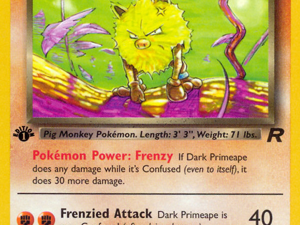 Dark Primeape (43/82) [Team Rocket 1st Edition]
