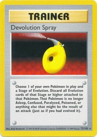 Devolution Spray (72/102) [Base Set (Shadowless)]