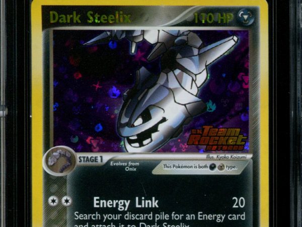 Dark Steelix - 10/109 - CGC 8.5 - Reverse Holo - Team Rocket Returns - 36726