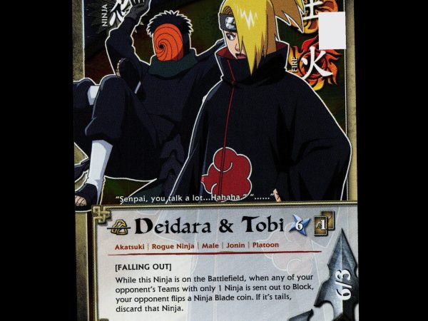 Deidara & Tobi - 736 - NM - 1st Edition - Foil - Naruto CCG - D3-75