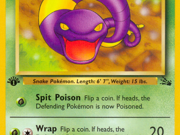Ekans (46/62) [Fossil 1st Edition]
