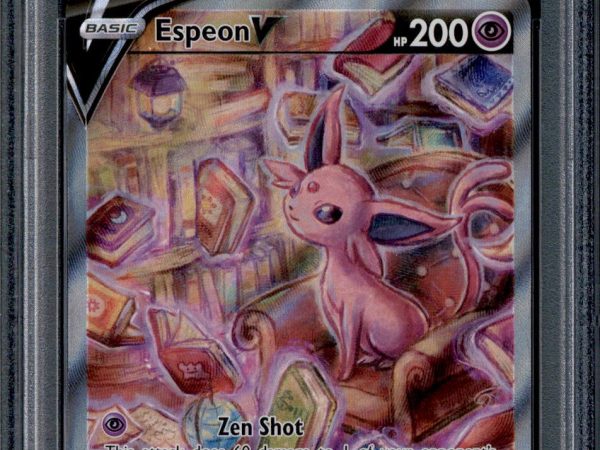 Espeon V - 180/203 - PSA 10 - Alt Art - Evolving Skies - Pokemon - 10664