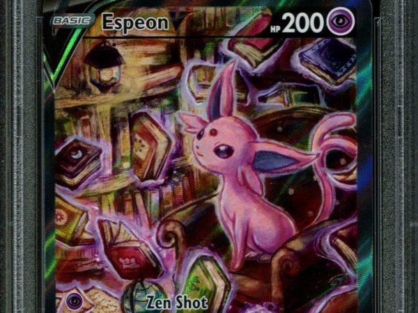 Espeon V - 180/203 - PSA 9 - Alt Art - Evolving Skies - Pokemon - 56996