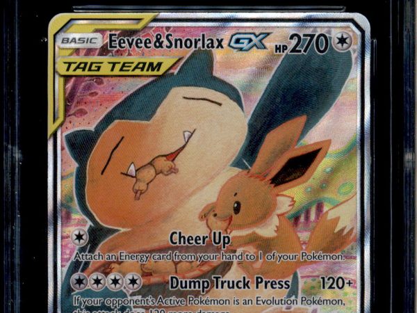 Eevee & Snorlax Vmax - SM169 - CGC 10 - Alt Art - Promo - Pokemon - 92132