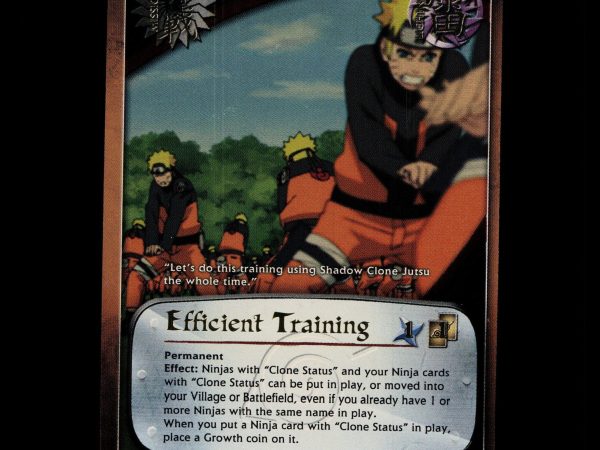 Efficient Training - 617 - NM - 1st Edition - Foil - Naruto CCG - D4-282