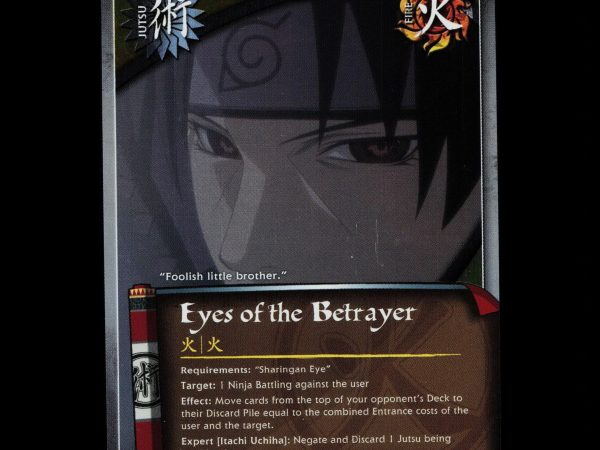 Eyes of the Betrayer - 779 - NM - 1st Edition Foil - S20 - Naruto CCG - D3-108