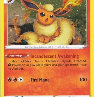 Flareon (026/185) (Cosmos Holo) [Sword & Shield: Vivid Voltage]