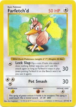 Farfetch'd (27/102) [Base Set (Shadowless)]