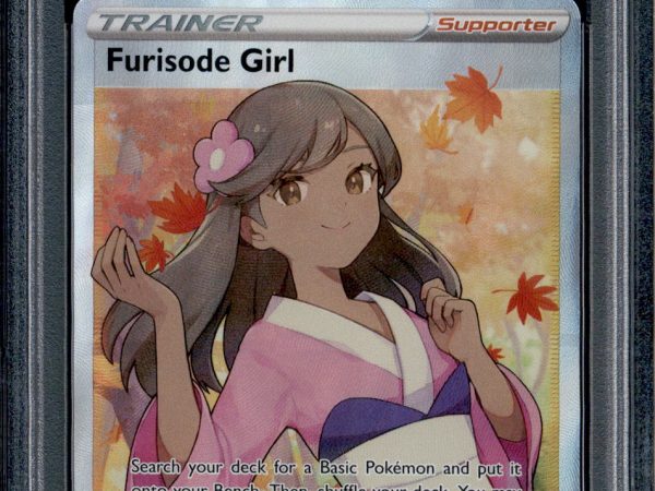 Furisode Girl - 190/195 - PSA 9 - Full Art - Silver Tempest - Pokemon - 76470