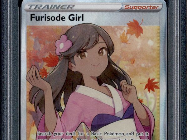 Furisode Girl - 190/195 - PSA 8 - Full Art - Silver Tempest - Pokemon - 73335