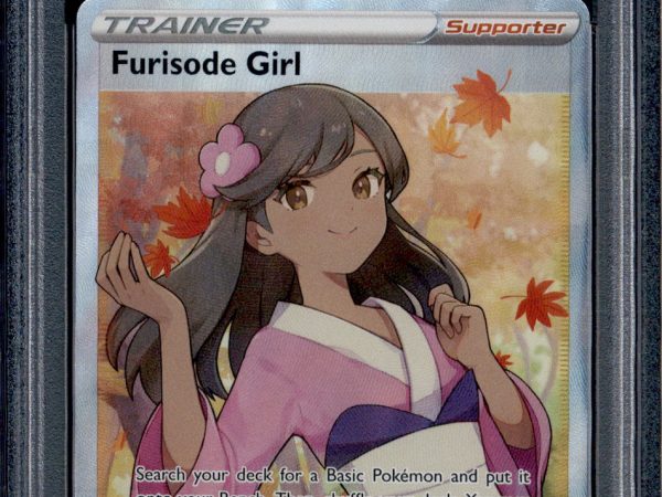 Furisode Girl - 190/195 - PSA 9 - Full Art - Silver Tempest - Pokemon - 73341