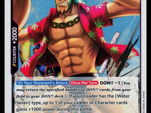 Franky - OP04-063 - NM - Rare - English OP04 - One Piece TCG