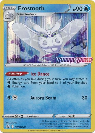 Frosmoth(Staff Prerelease Promo) (SWSH007) [Sword & Shield: Black Star Promos]