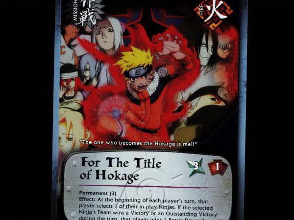 For the Title of Hokage - PR 031 - NM - Foil - Promo - Naruto CCG - E1-18