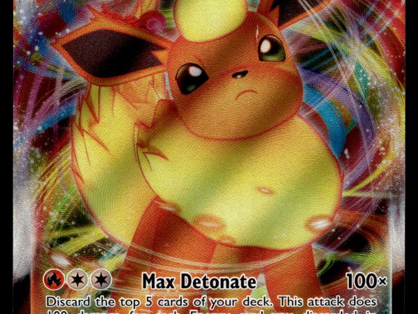 Flareon Vmax - 018/203 - NM - Ultra Rare - Evolving Skies - Pokemon - A9-99