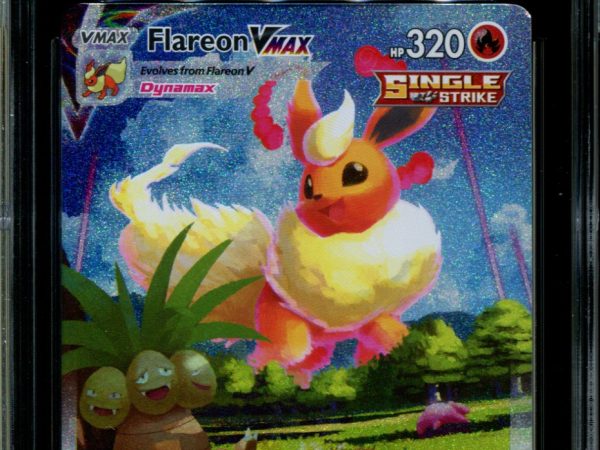 Flareon VMAX - SWSH180 - CGC 8.5 - Black Star Promos - Alternate Art - Pokemon - 92307