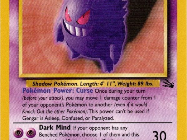 Gengar (20/62) [Fossil Unlimited]