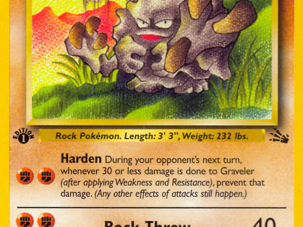 Graveler (37/62) [Fossil 1st Edition]