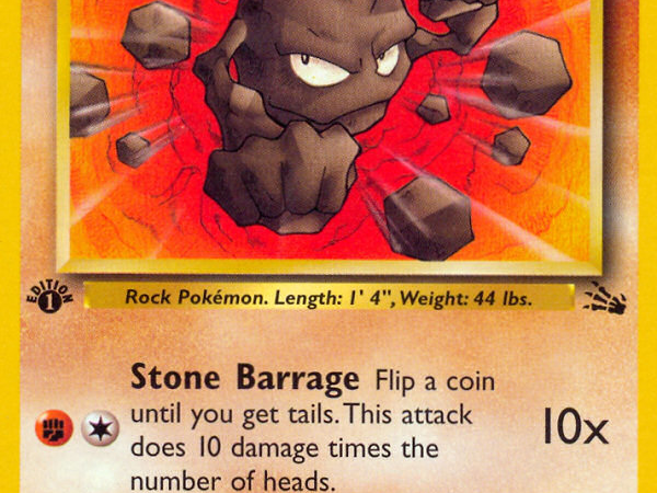 Geodude (47/62) [Fossil 1st Edition]