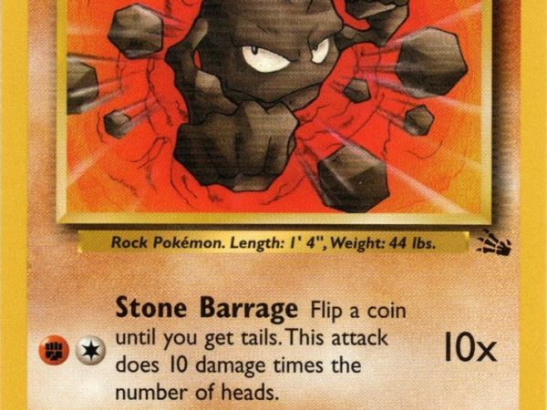 Geodude (47/62) [Fossil Unlimited]