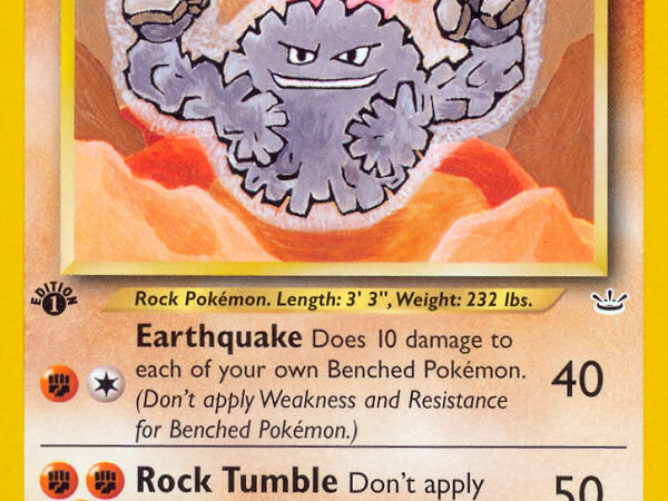 Graveler (30/64) [Neo Revelation 1st Edition]