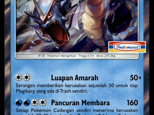 Gyarados - 008/SM-P - NM - Indonesian Indomaret - Promo - Pokemon - B1-36