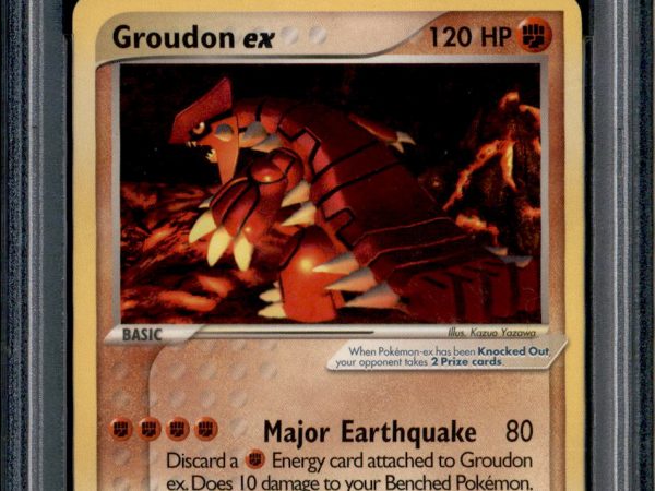 Groudon ex - 002 - PSA 8 - Black Star - Promo - Pokemon - 72390