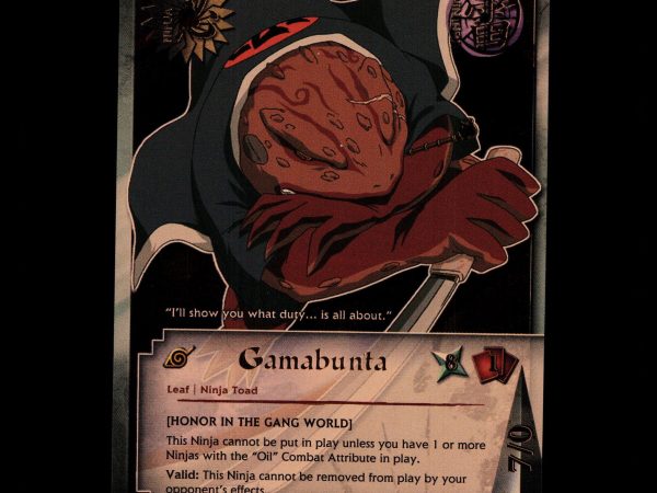 Gamabunta - 176 - NM - 1st Edition - Foil - Naruto CCG - D4-199