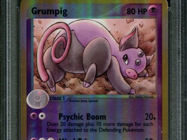 Grumpig - 6/97 - PSA 7 - Reverse Holo - Dragon - Pokemon - 65020