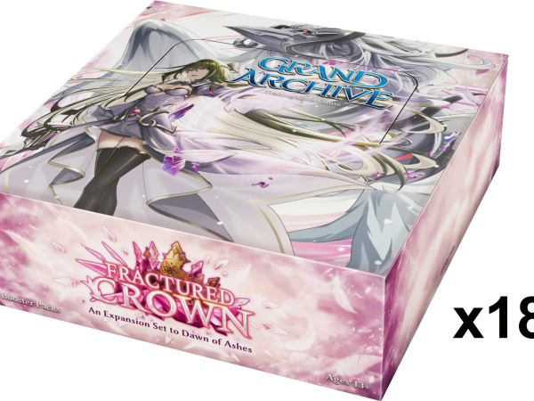 Grand Archive Fractured Crown Booster Box Case (18 Boxes) - Brand New - Sealed