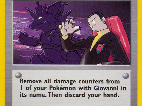 Giovanni's Last Resort (105/132) [Gym Challenge 1st Edition]