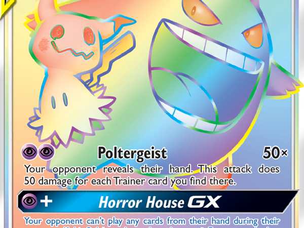 Gengar & Mimikyu GX (186/181) [Sun & Moon: Team Up]
