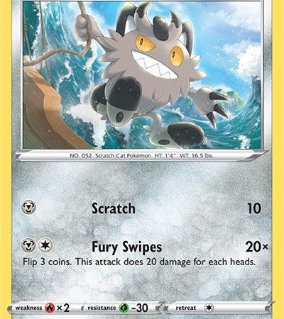 Galarian Meowth [SWSH04: Vivid Voltage]