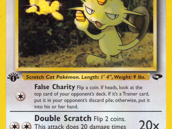 Giovanni's Meowth (43/132) [Gym Challenge 1st Edition]