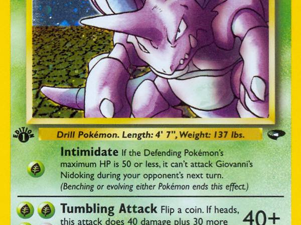 Giovanni's Nidoking (7/132) [Gym Challenge 1st Edition]