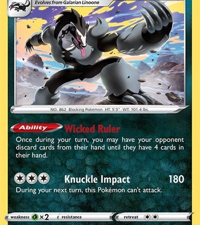 Galarian Obstagoon [Champion's Path]